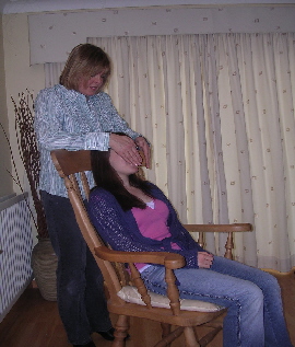Carolyn Potter Seated Reiki Treatment